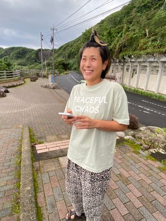 The marvelous Miho, a dancer who moved to Yakushima 