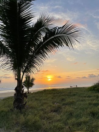 Off the deck of our current abode