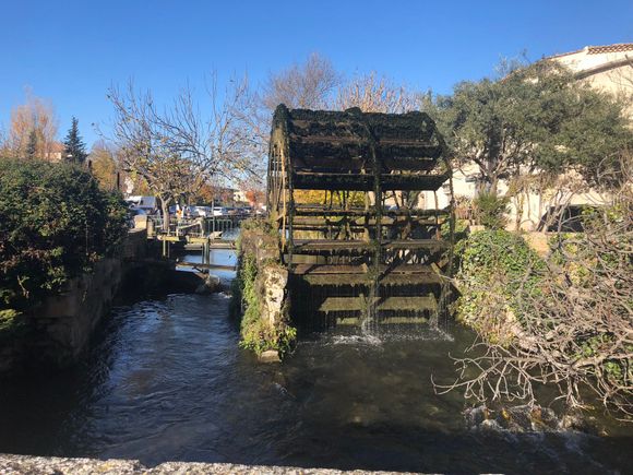 The water wheels add so much interest to the village.