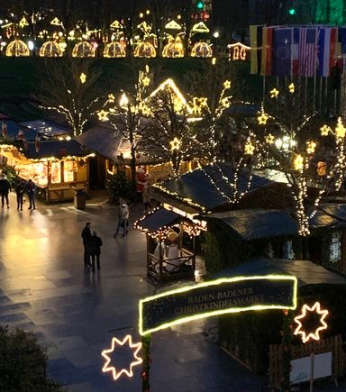 
Those lit up transparent globes in the background are for private fondue parties. 