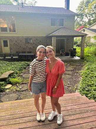 Here are my sweeties. They had a backyard workday before my SILs birthday party. 