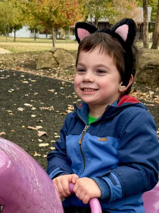 Maybe I'm biased, but that's one good looking kid.