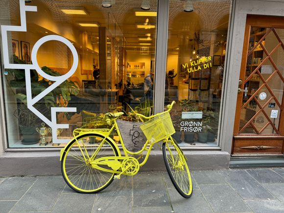 Yellow bike!
