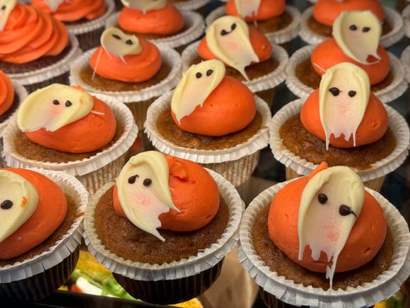 The cafe was ready for Halloween!