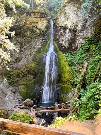 A not very impressive Marymere falls