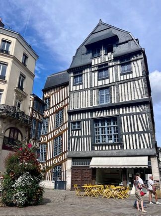 Rouen Half-timbered houses