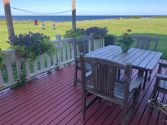 The inn's lovely porch!