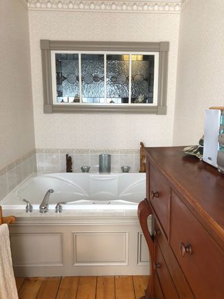 Spa tub in our bathroom