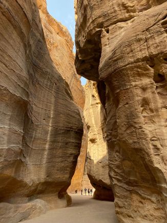 Going through the Siq 