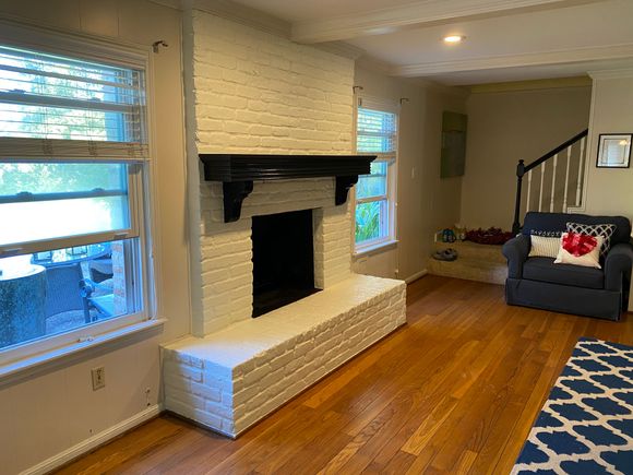 Here's how it turned out. I'm happy with it; the room is so much brighter!