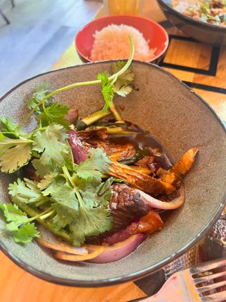 Lomo saltado at China Chilcano