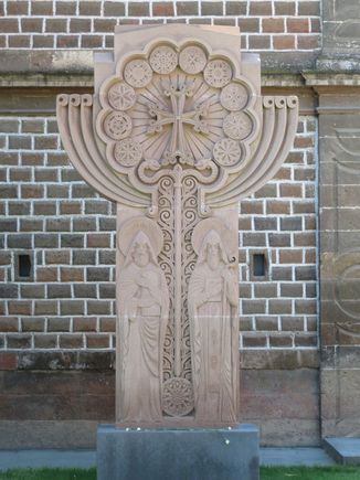 Another khachkar at Etchmiadzin