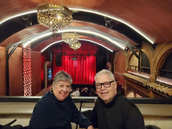 The balcony view at Teatro Flamenco Granada
