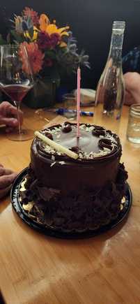 Nikki brought a beautiful cake