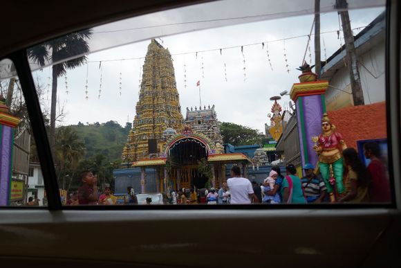 A Hindu temple we passed on the road