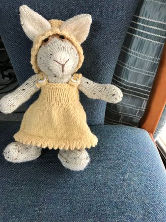 Jay wanted a girl rabbit. Same rabbit different outfits!!!