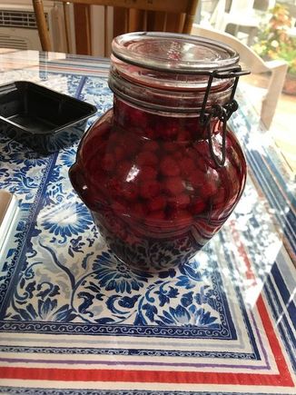 covered with Creme de Framboise!