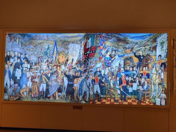 painting at museum
