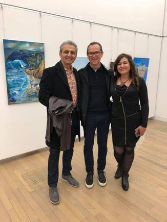 19th International Art Exchange exhibition in Tokyo