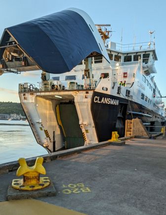 Heading to Mull the next day, we loaded from the rear