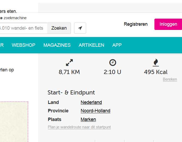 10 km wandelen kcal 10 km wandelen kcal