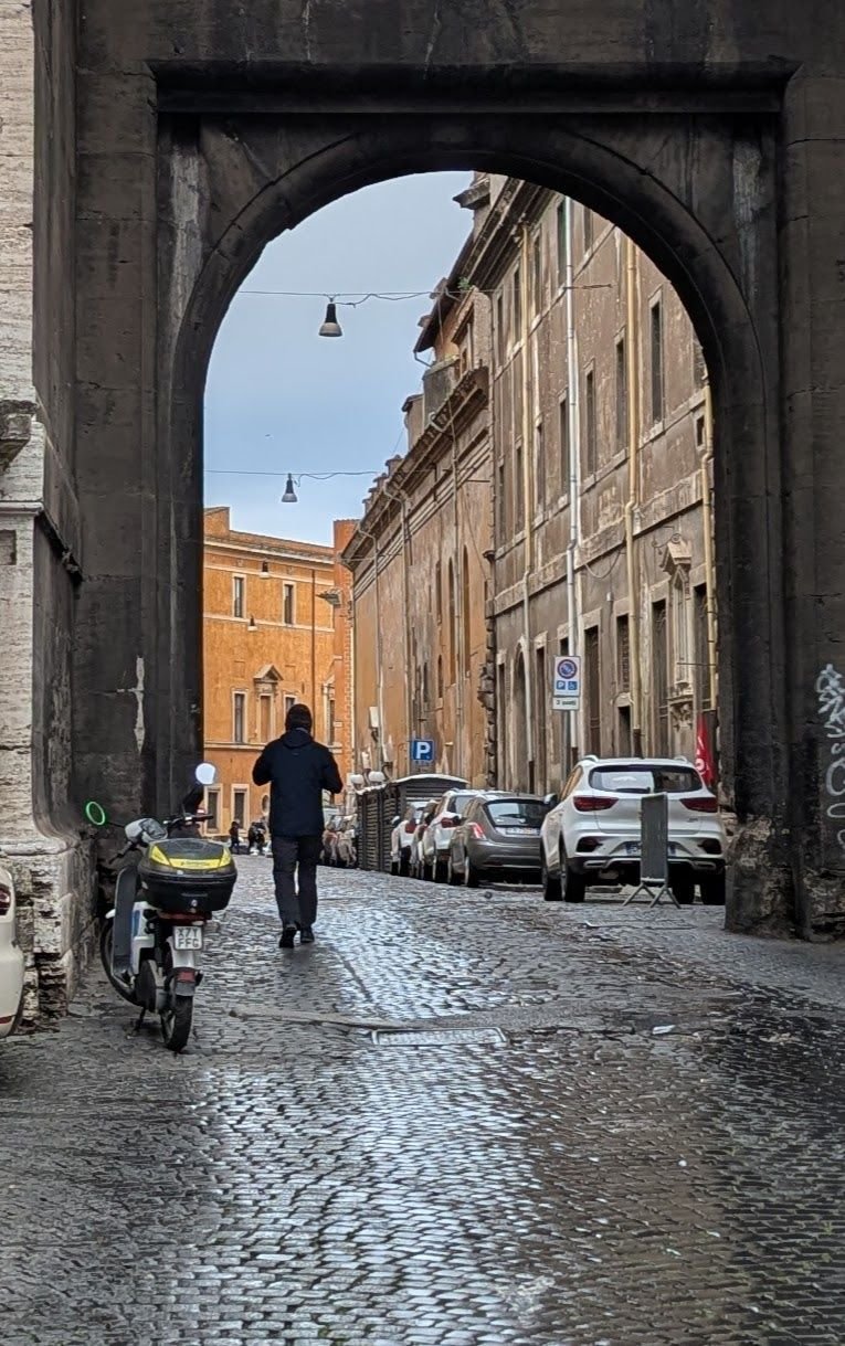 Bob in Vatican City.