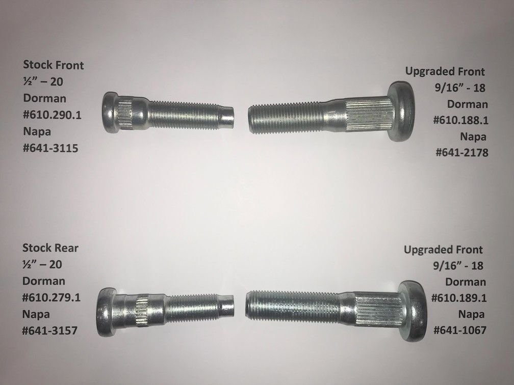 1977 F250 Super 1/2" to 9/16" Wheel Stud Options? Ford Truck