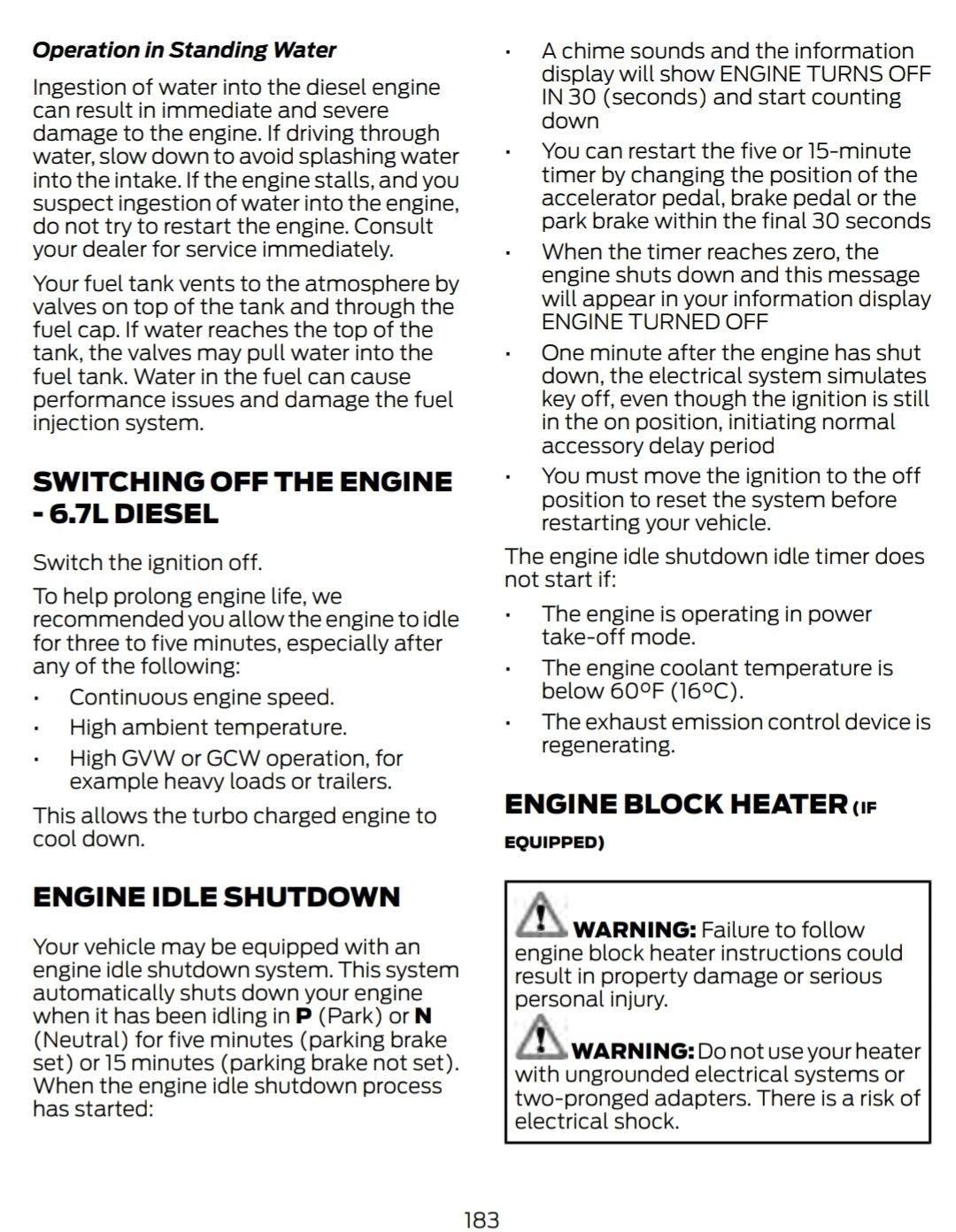 Engine shuts down after idling 1015 minutes? Ford Truck Enthusiasts