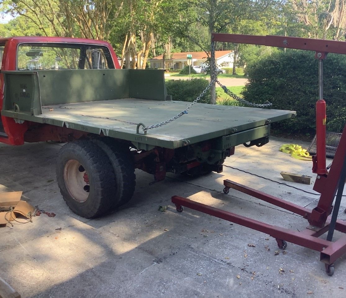Flatbed from miltary trailer (M105) Ford Truck Enthusiasts Forums