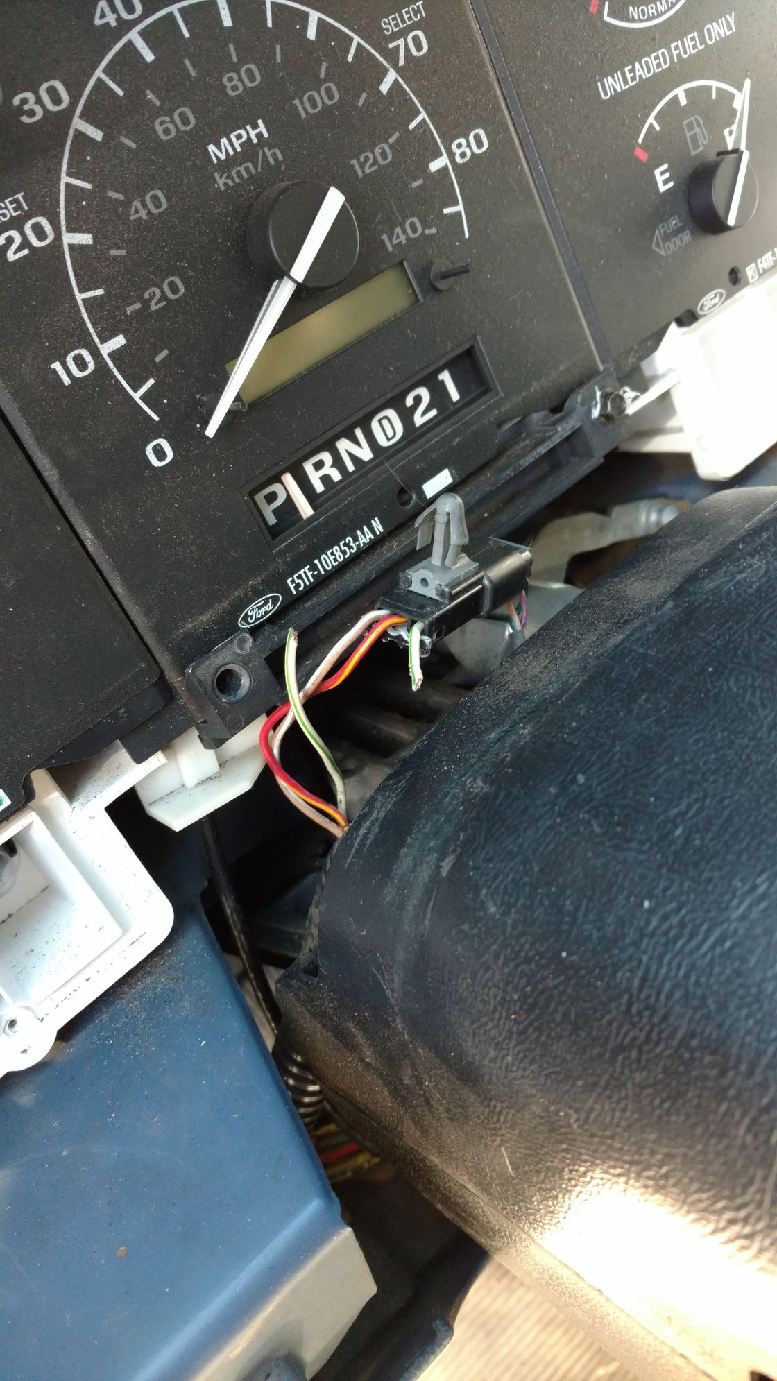 What's this plug behind steering wheel ? Ford Truck Enthusiasts Forums
