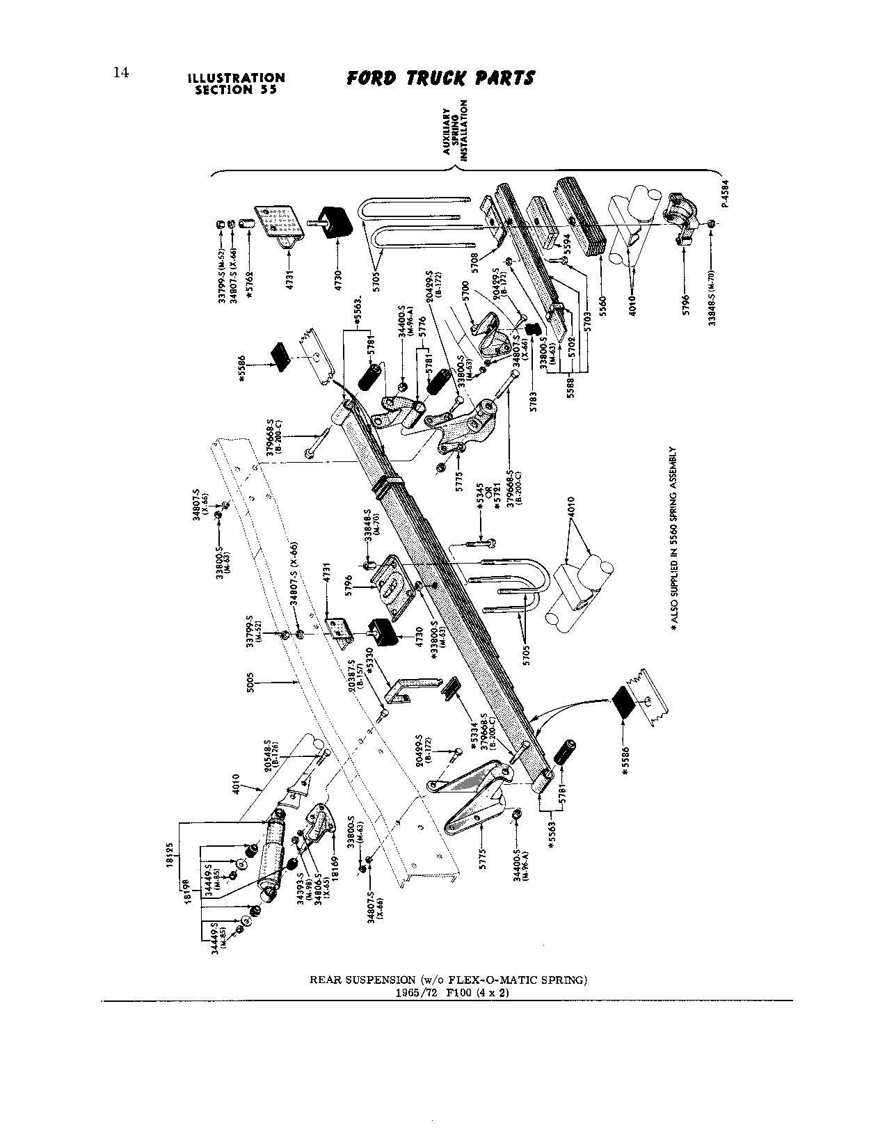 ford leaf spring part number on 1964 Vs 1965 F100 Rear Rear Leaf Spring Hangers Ford Truck Enthusiasts Forums