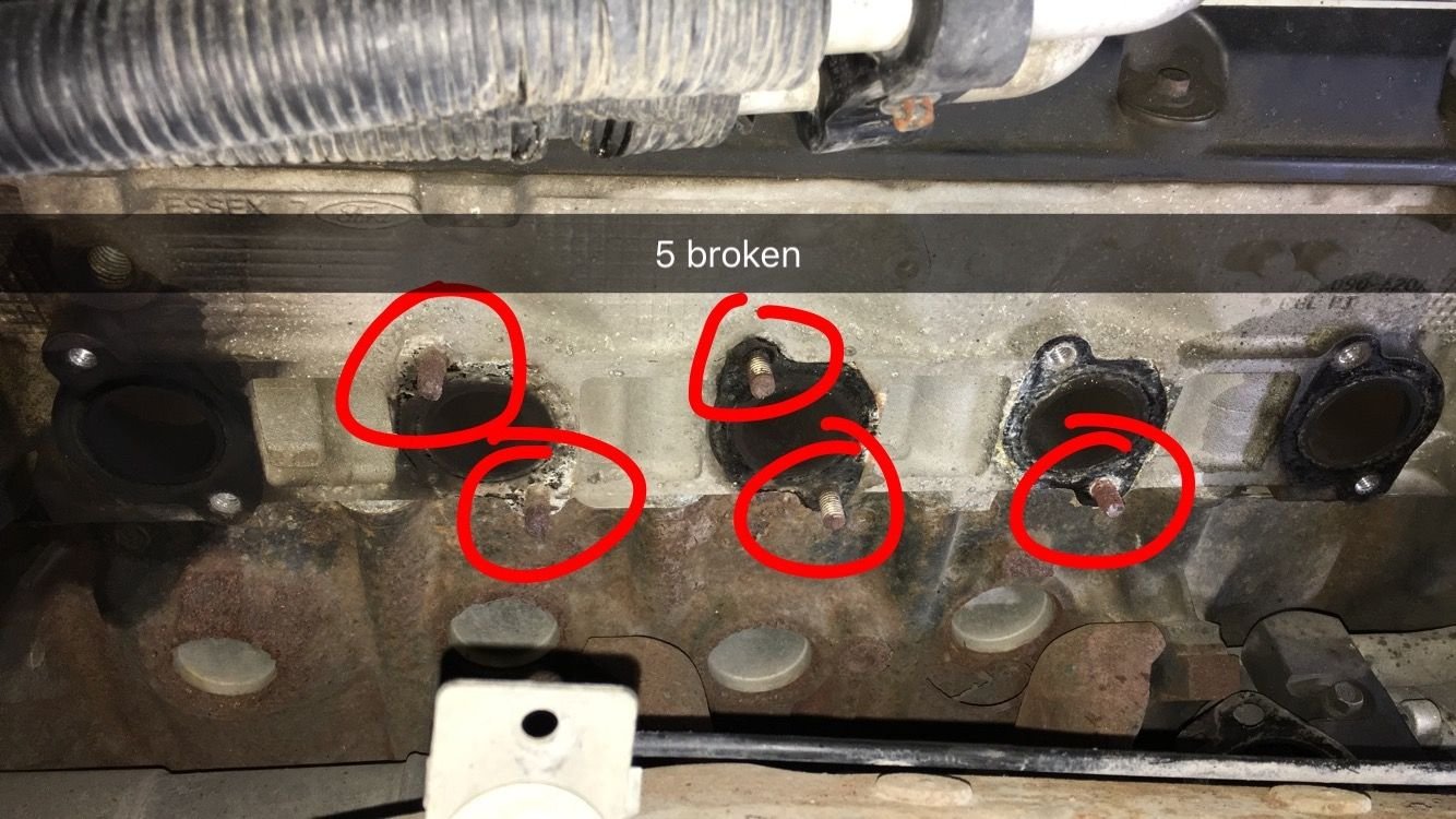 v10 exhaust studs Ford Truck Enthusiasts Forums