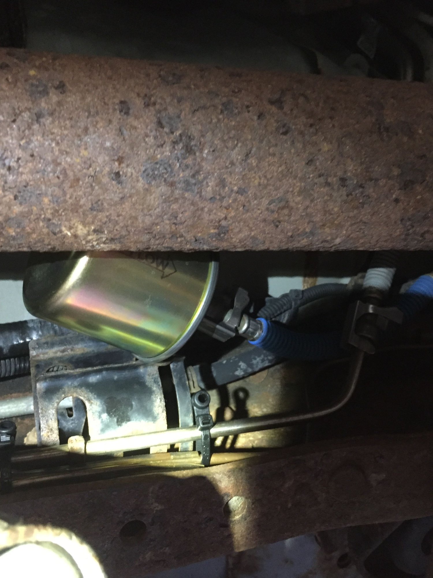Fuel line stuck on filter. (5.4 v8) Ford Truck Enthusiasts Forums