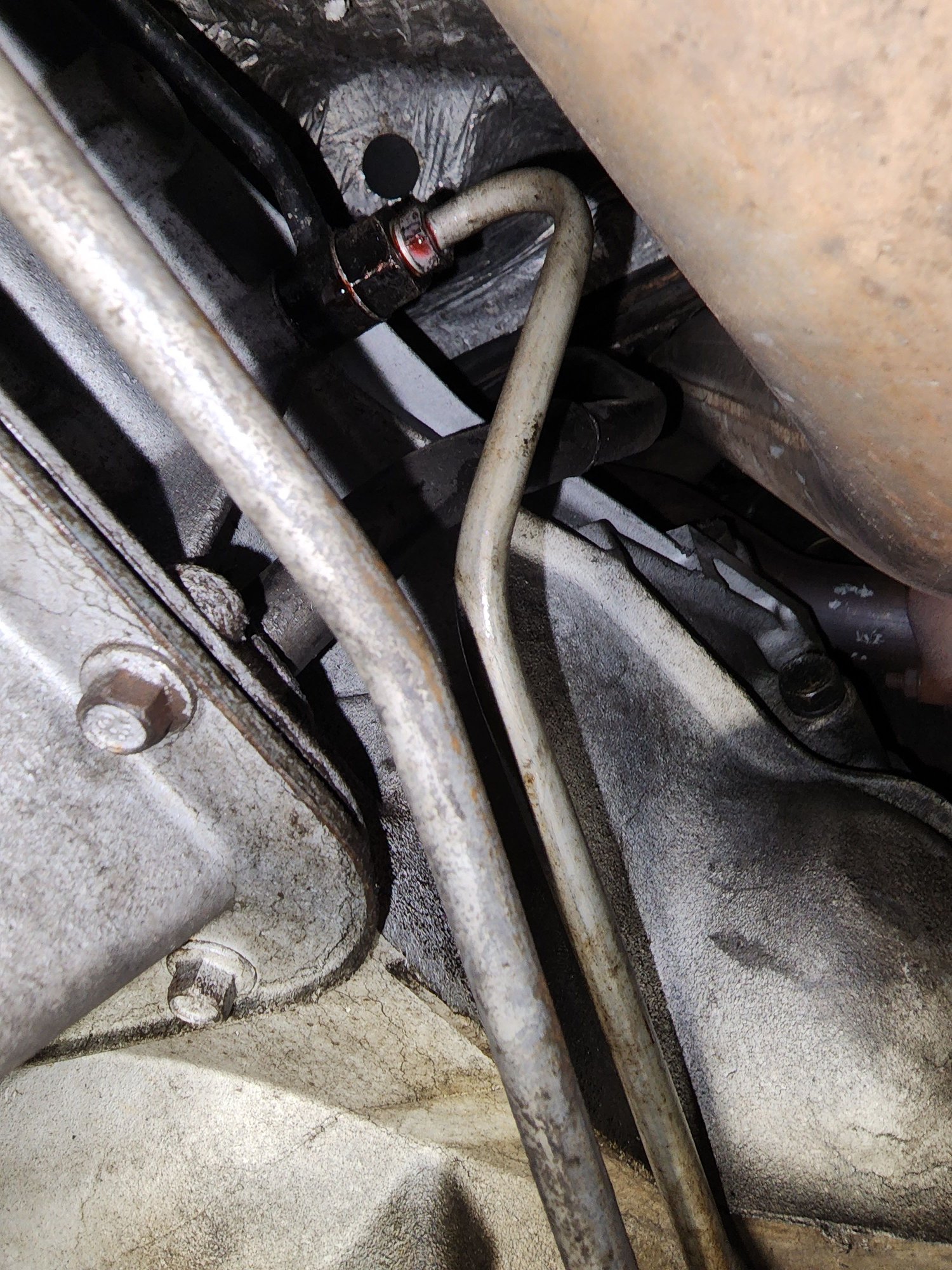 Trans cooler line fitting leaking Ford Truck Enthusiasts Forums
