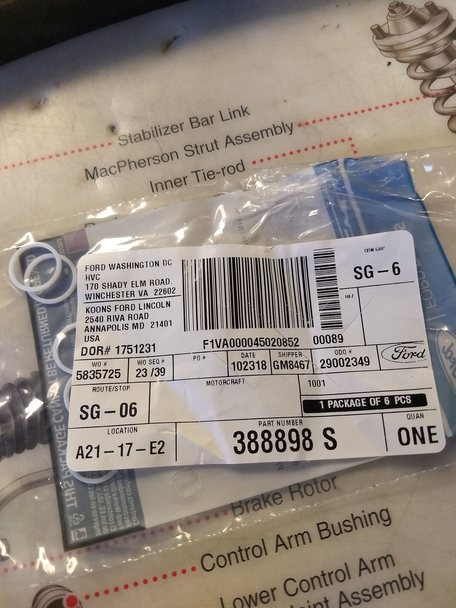White plastic orings for hydraulic power steering lines. Where can I