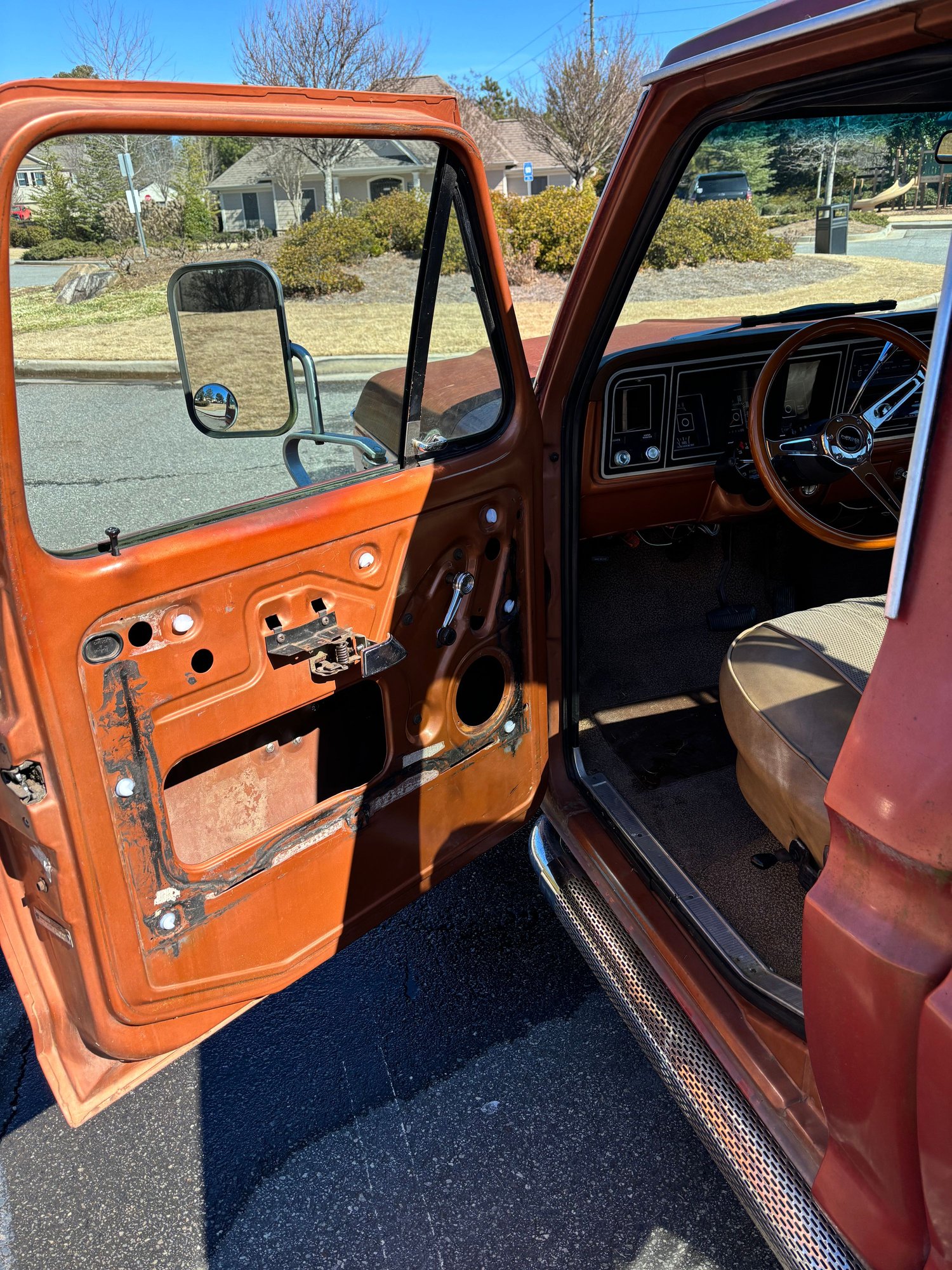 1975 Ford F-100 - 1975 Ford F-100 - Used - VIN F10YNX23160 - 46,000 Miles - 8 cyl - 2WD - Automatic - Truck - Orange - Dawsonville, GA 30534, United States