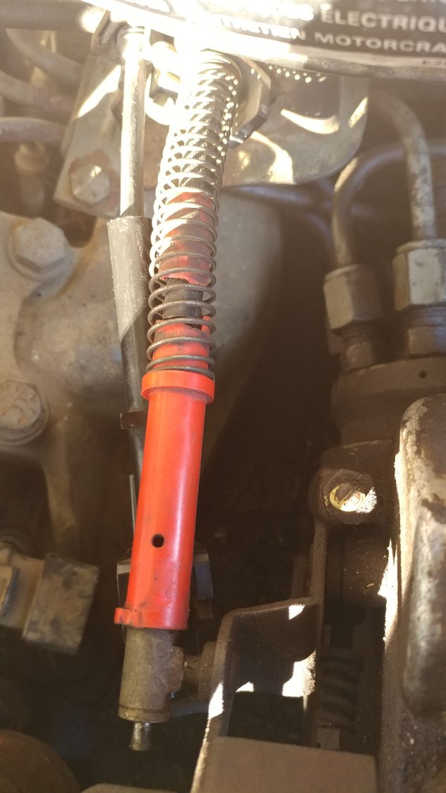 IDI throttle return spring broken Ford Truck Enthusiasts Forums