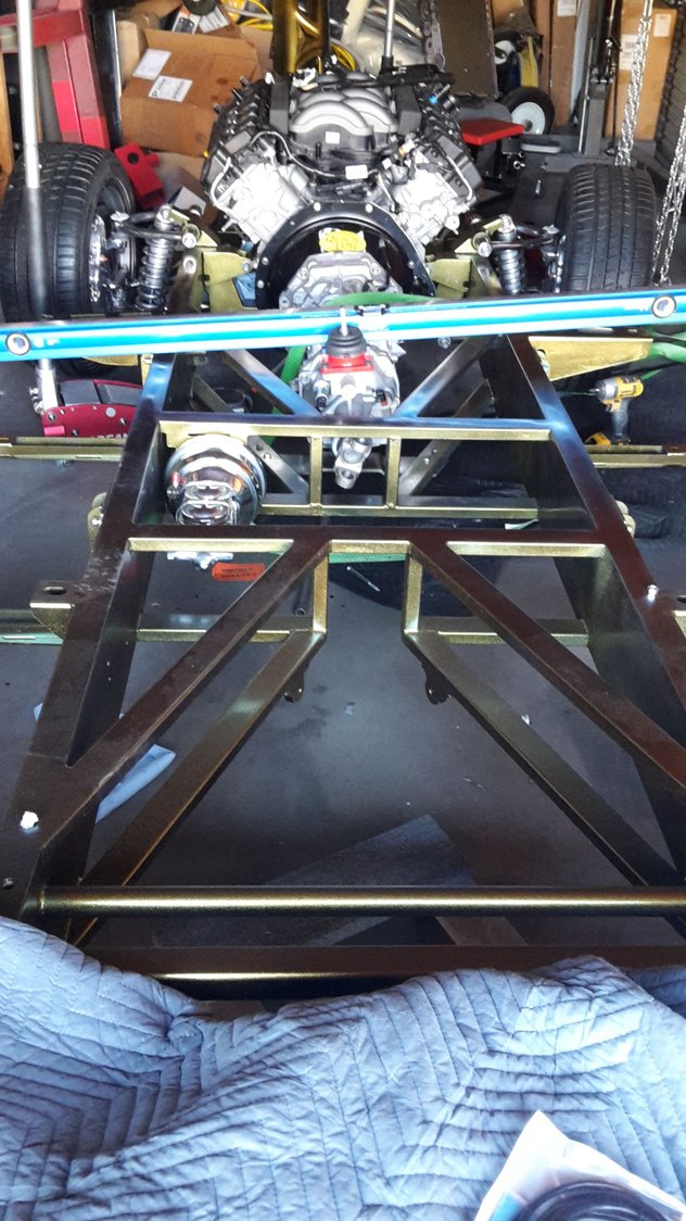 Transmission (and engine?) tilted is that OK? Ford Truck