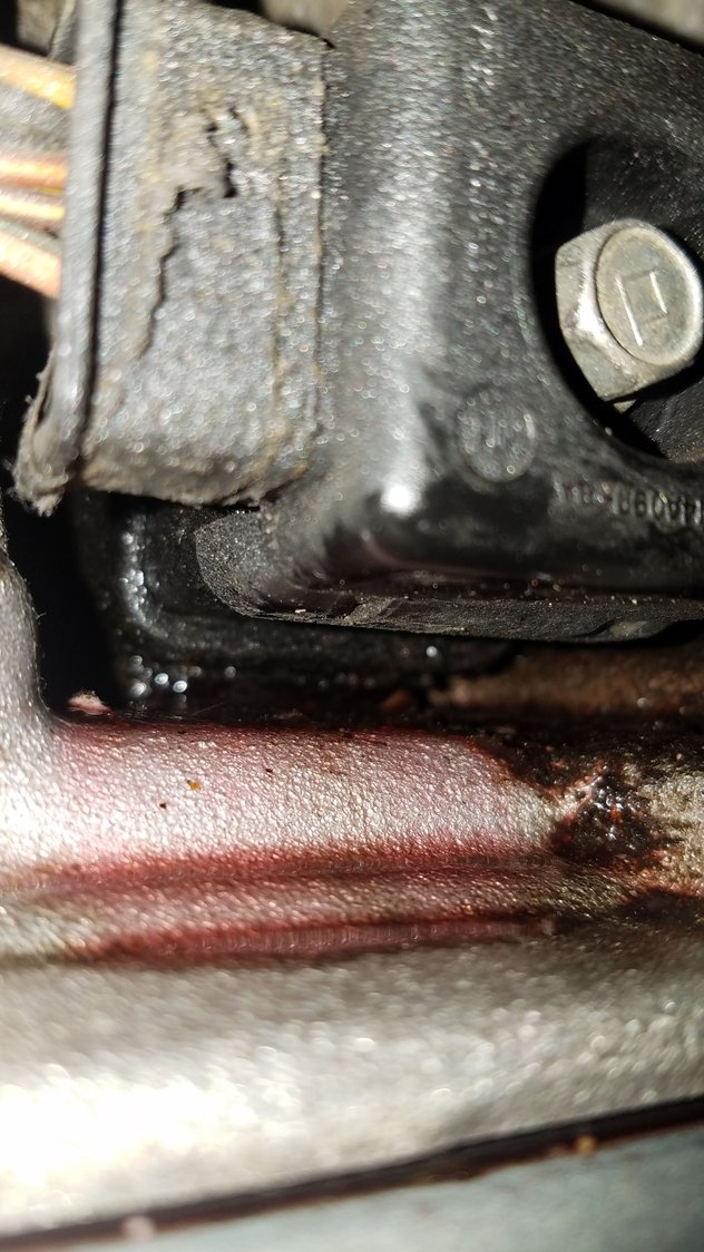 Transmission oil leaking from this connector.. I think? Pics included