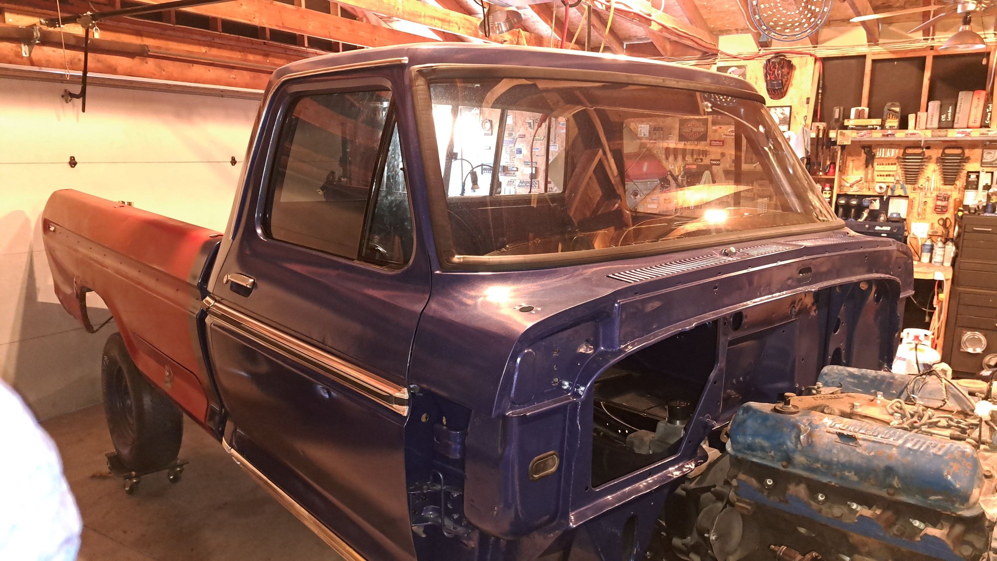 1974 Ford F-100 - 1974 F-100 4x4 Project - Used - VIN F11YKT26087 - 8 cyl - 4WD - Manual - Truck - Blue - Lincoln, NE 68502, United States