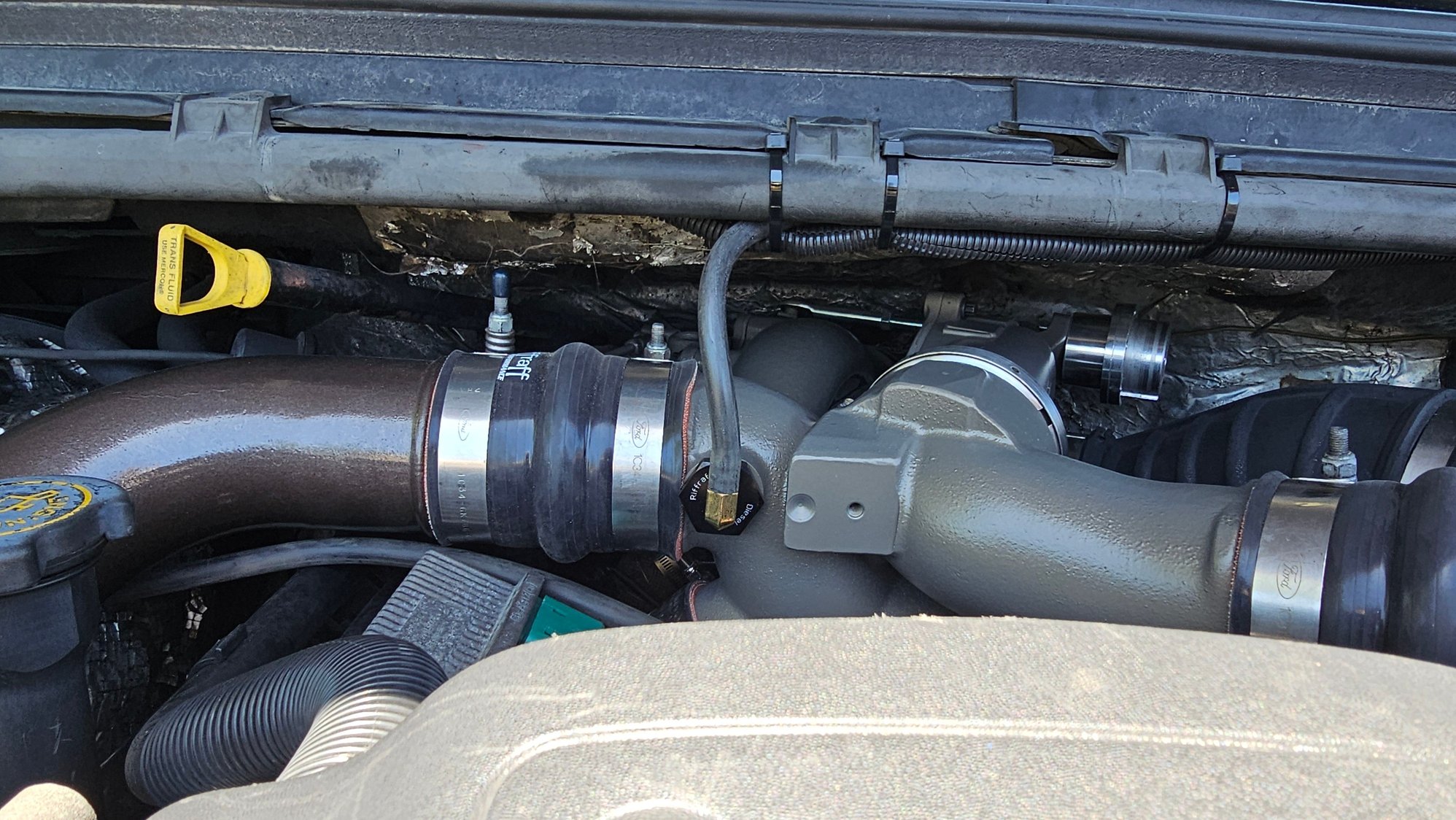 All turbo parts, exhaust manifolds and up pipes, deburred, blasted and 1800 degree cerakoted inside and out.