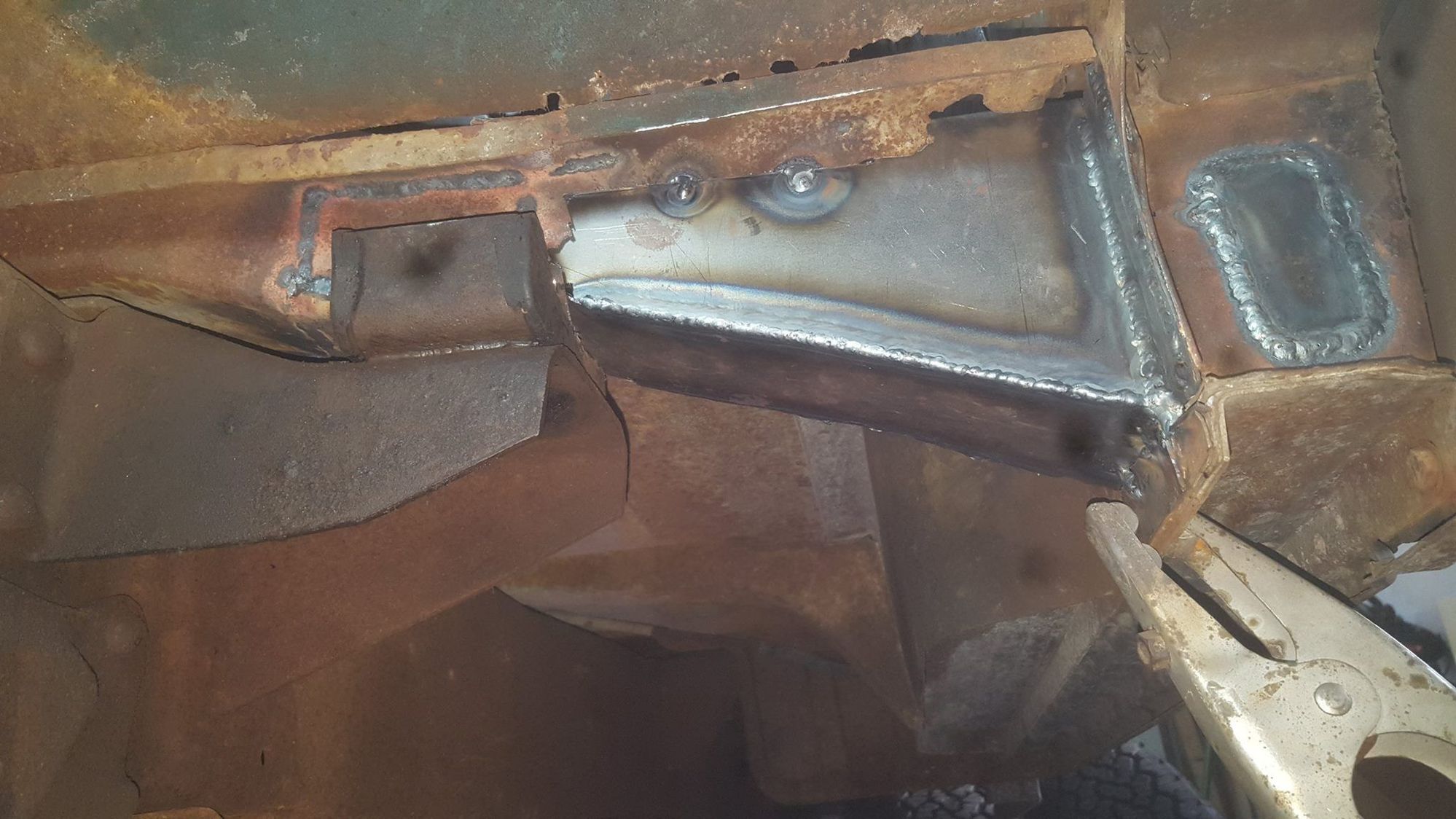 Front Cab Mount Replacement + Floor Pan Patch Ford Truck Enthusiasts
