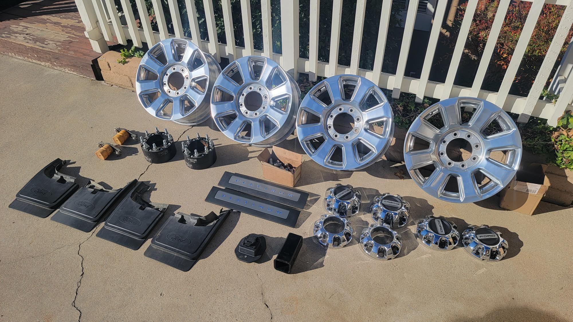 F250 / F350 Platinum Wheels, BORA 2" Spacers, and Other Miscellaneous
