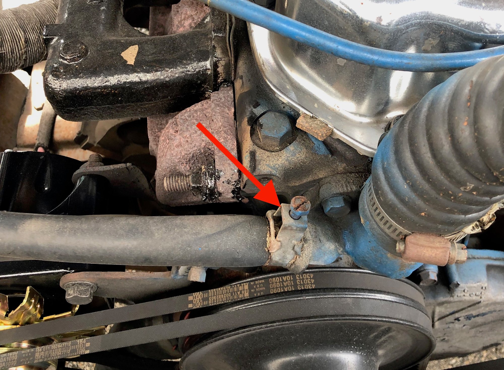 New Radiator Electric Fan temp sensor location Ford Truck