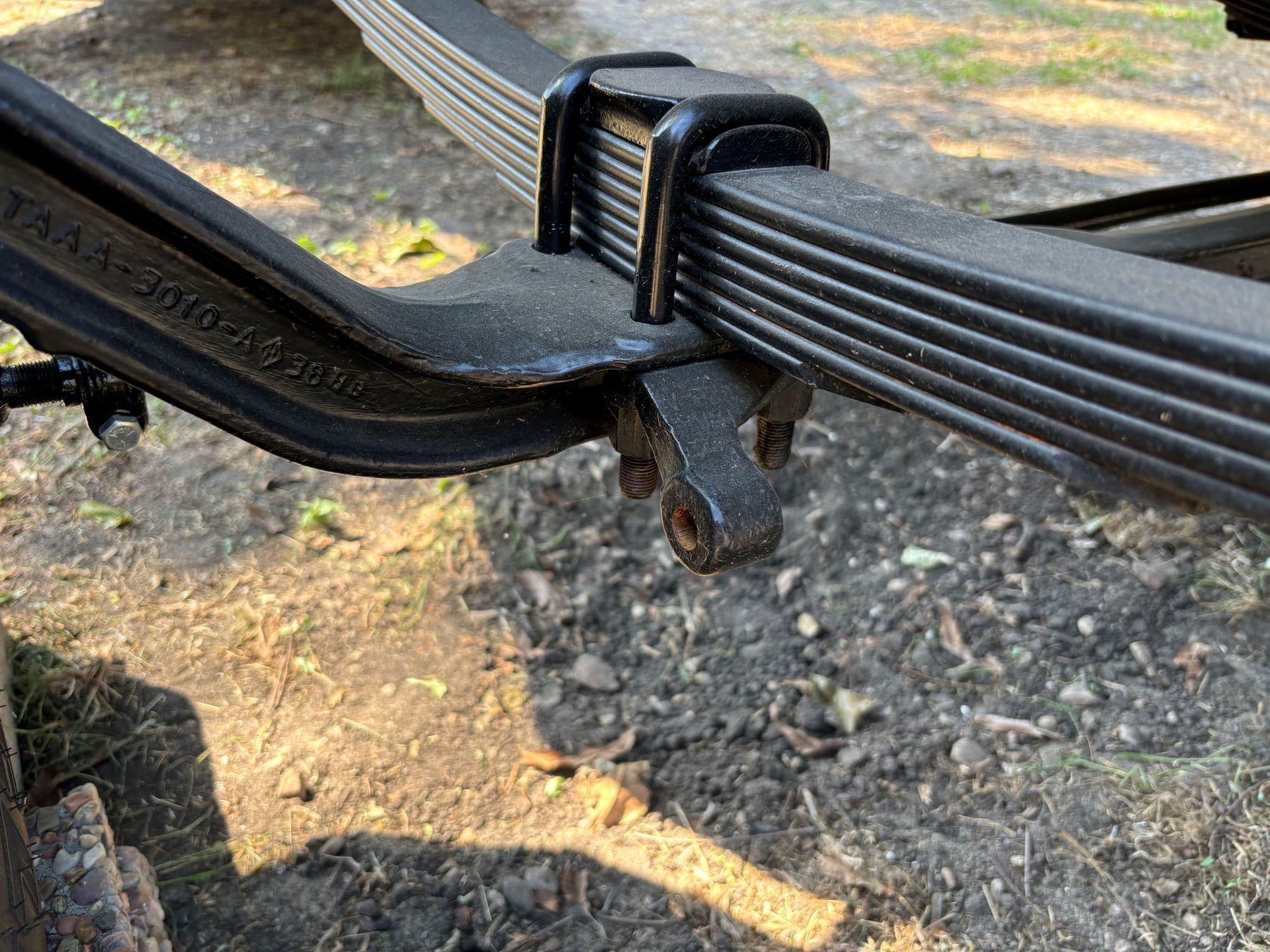 Lower front shock bracket.