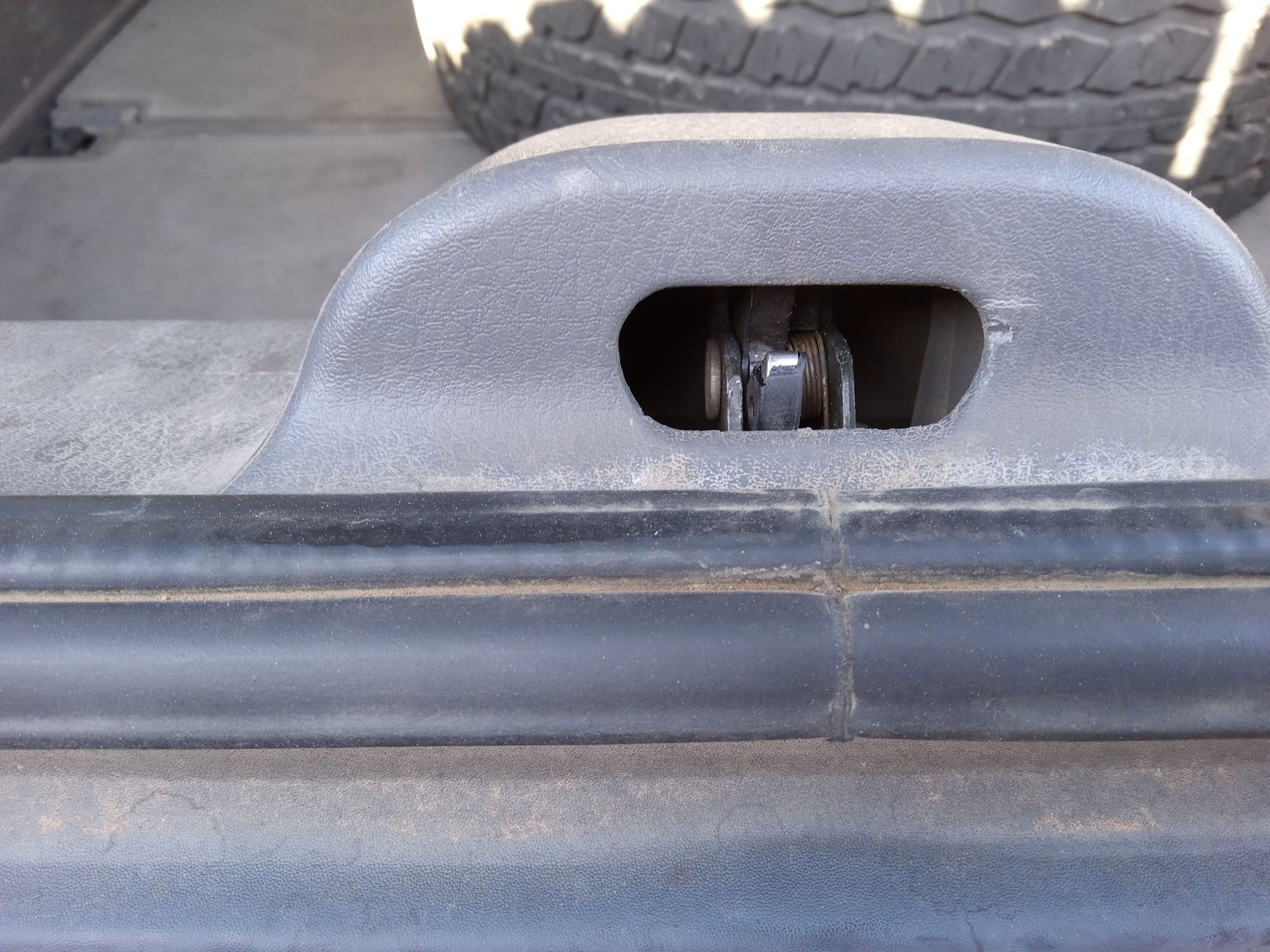Latch does not open enough to allow window loop to engage.