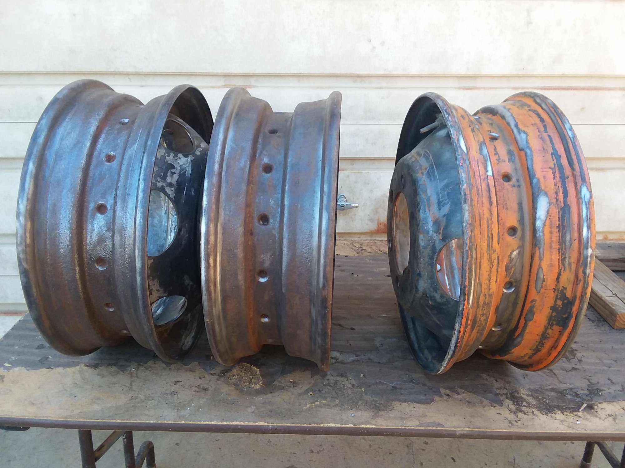 Prepping wheels for paint. Ford Truck Enthusiasts Forums