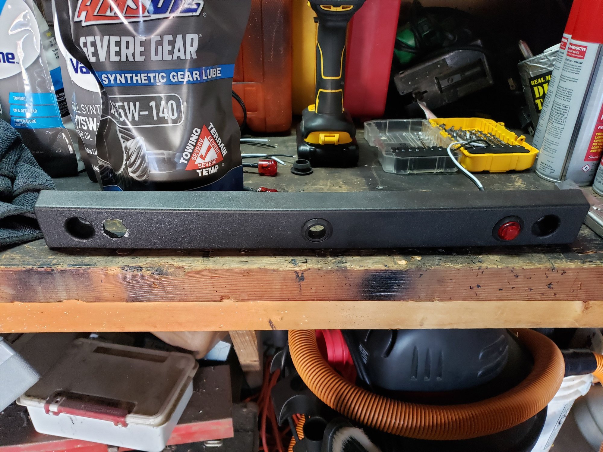 Made my own tailgate identification light bar Ford Truck Enthusiasts