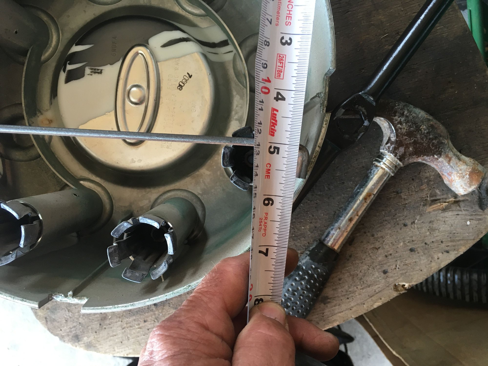 Remove dually center cap tool Ford Truck Enthusiasts Forums