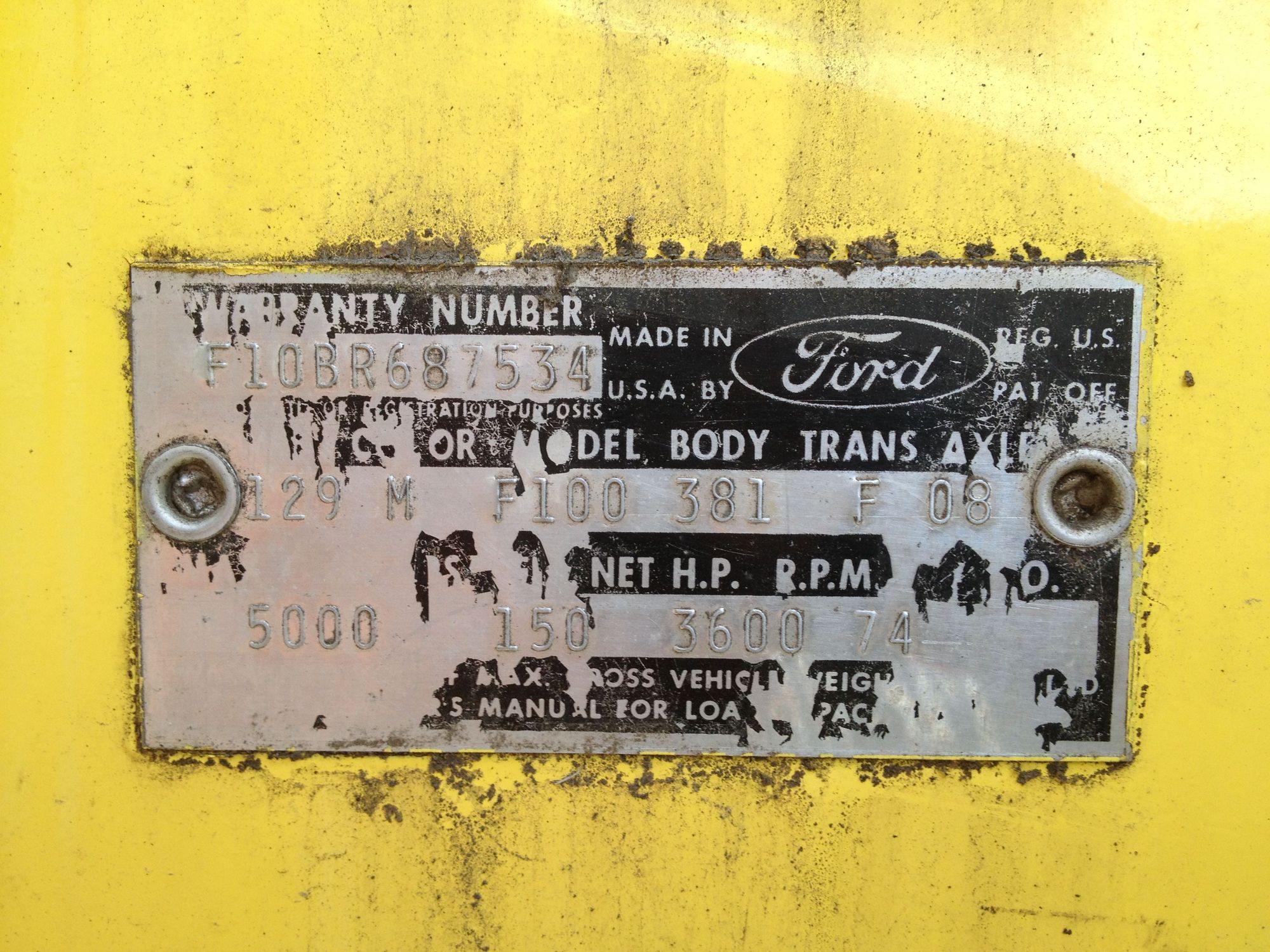 Another VIN Decode - Ford Truck Enthusiasts Forums